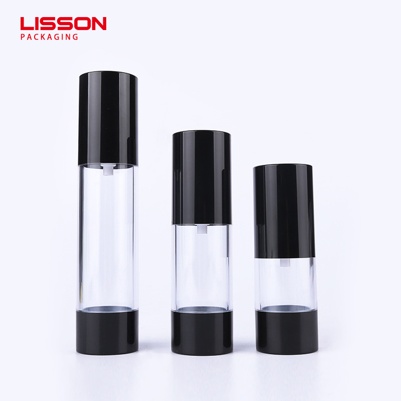 50ml Black Airless Bottle