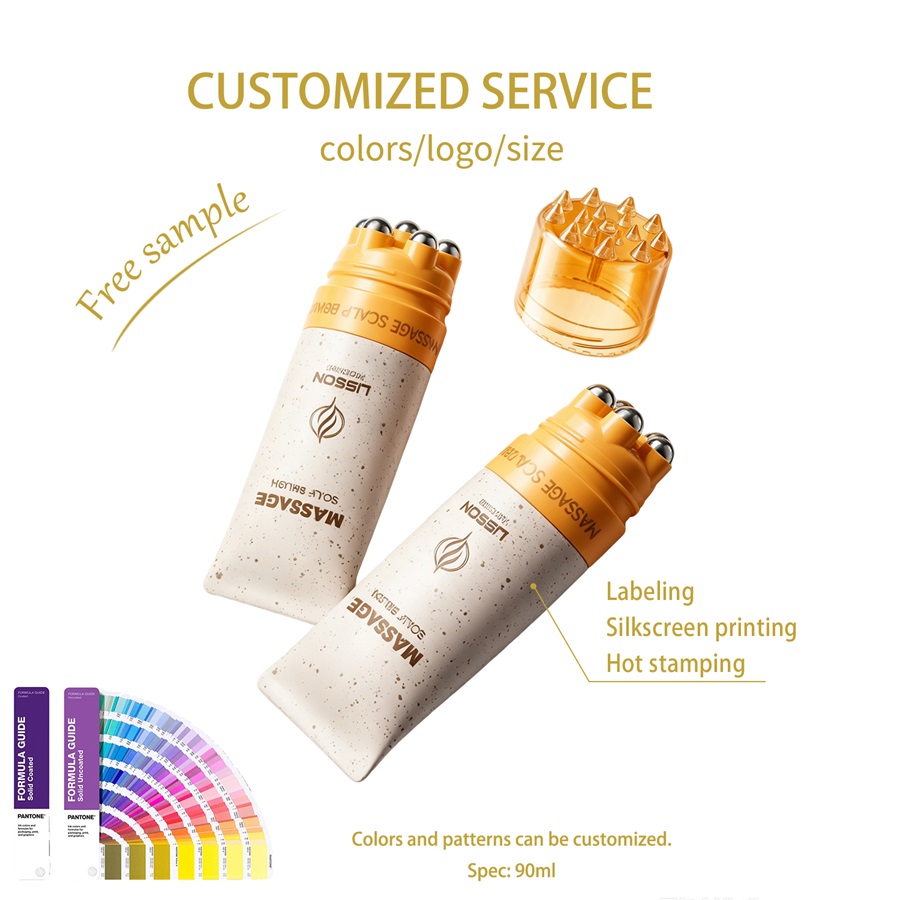 Empty Hair Roller Ball Bottle Packaging
