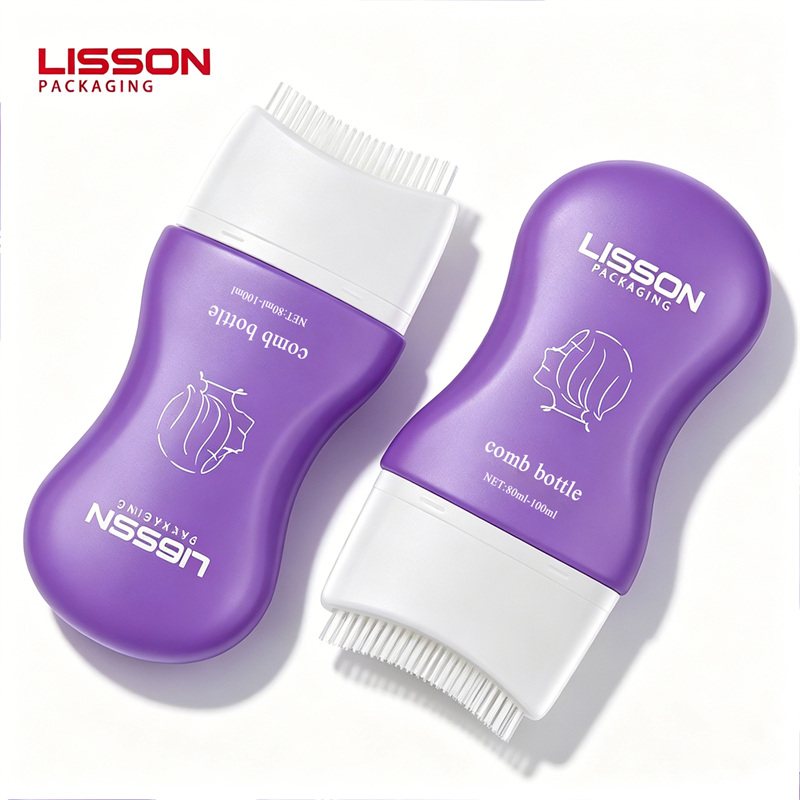 custom scalp massage hair bottle