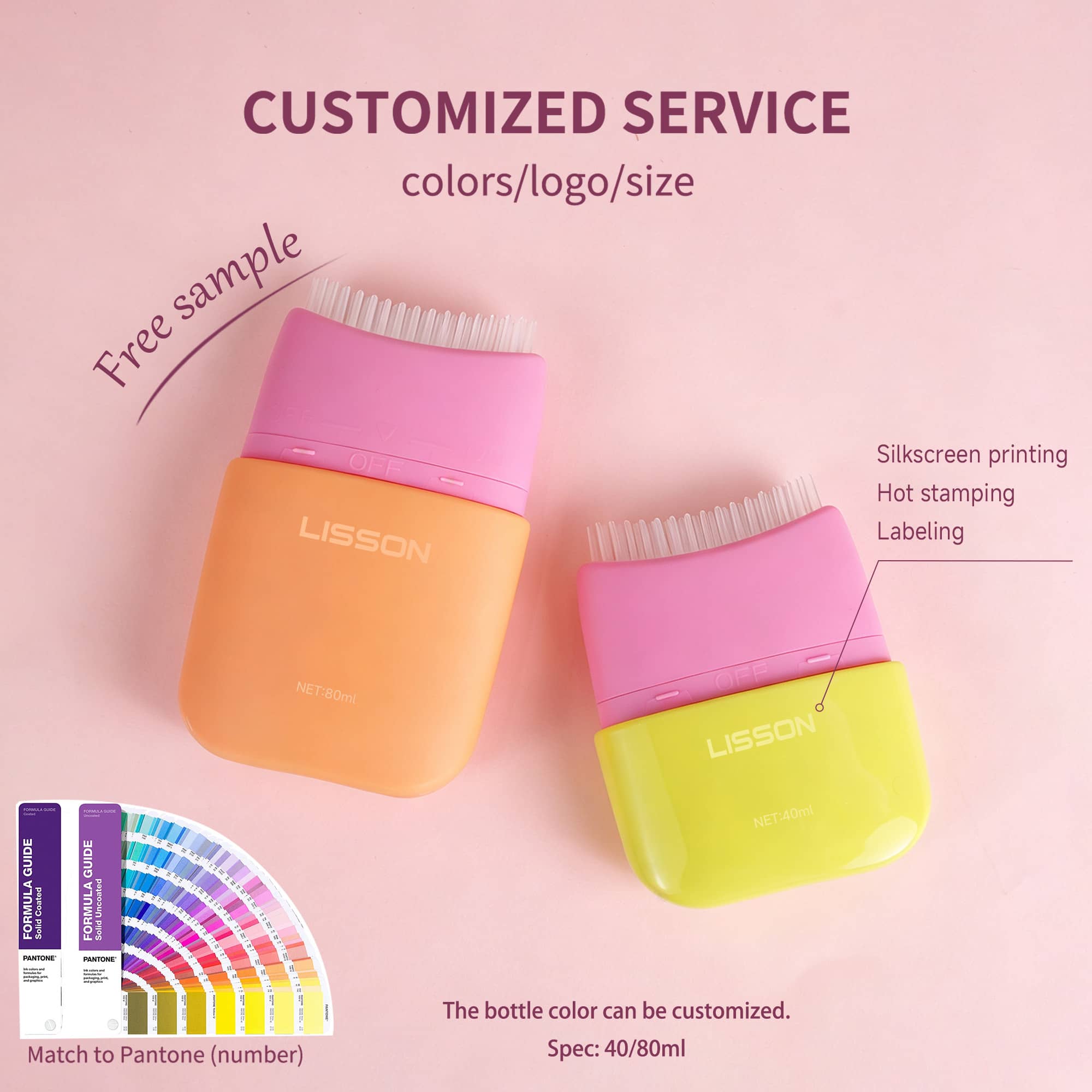 Custom Hair Care Plastic Bottle